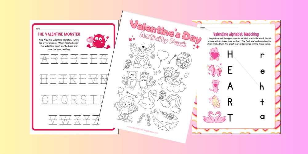 valentine activity pack promo
