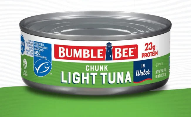 Bumble Bee chunk light tuna can