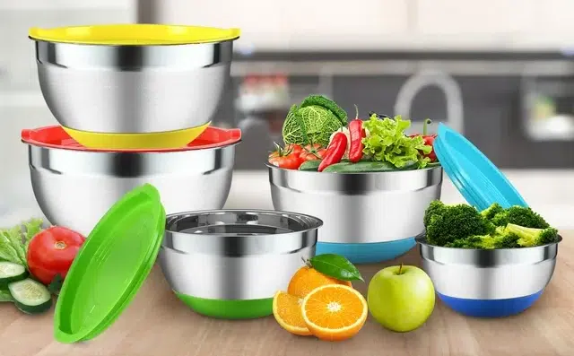 tinana 20 pcs stainless steel mixing bowls set