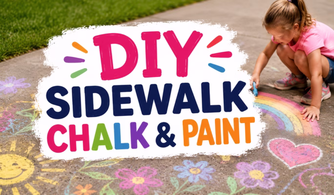diy sidewalk chalk fun