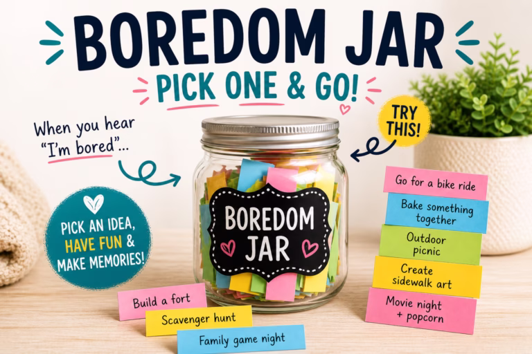 free activities boredom jar printable