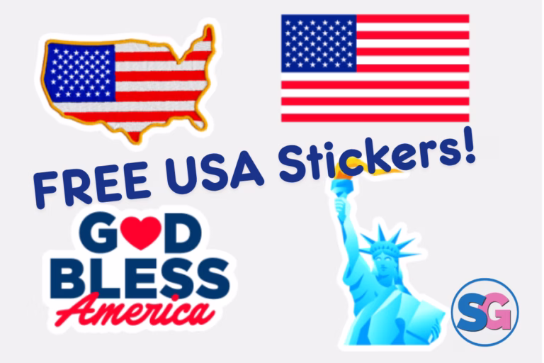 free usa stickers