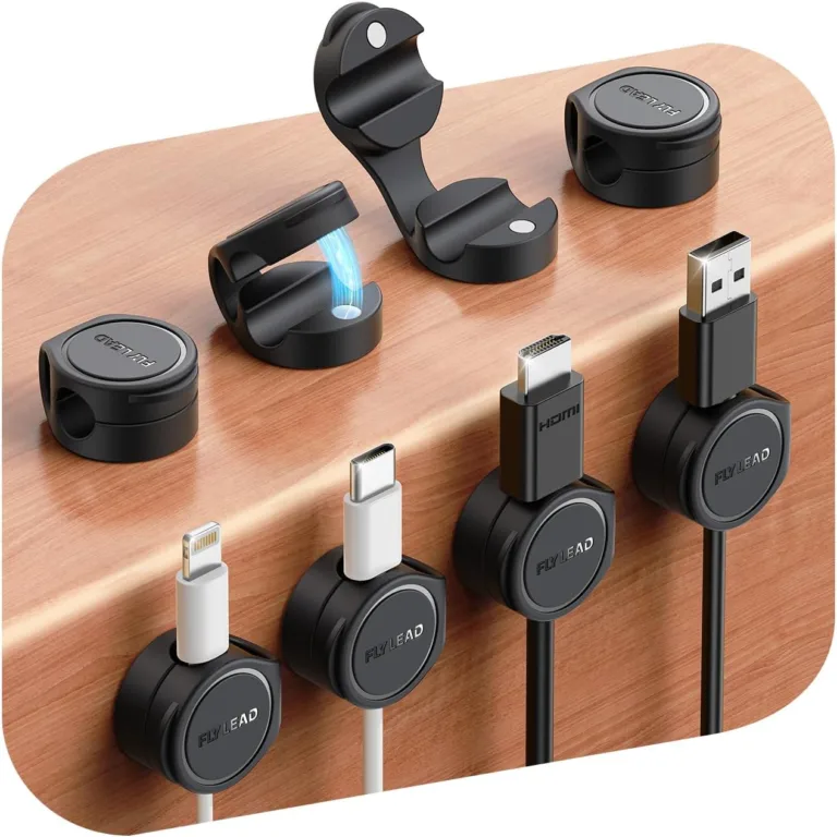8 pack silicone cord organizers