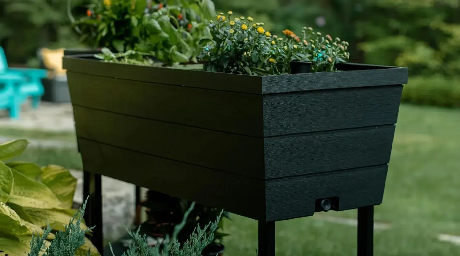 keter urban bloomer 12.7 gallon raised garden bed