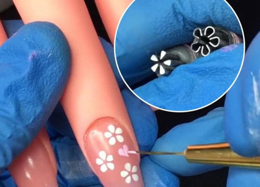 6 Piece Nail Stamp Pen Diy Nail Art Tools with 6 Different Patterns 14