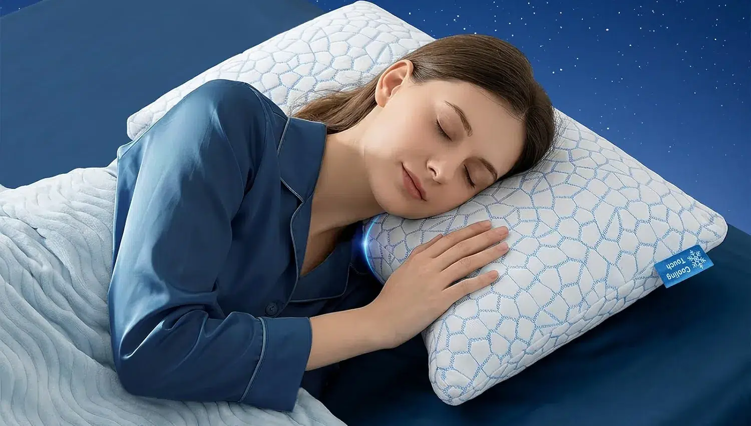 crescent pillow for side sleepers