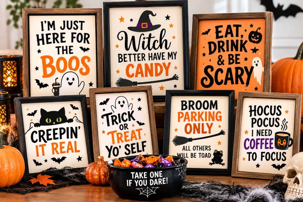 free Halloween printable signs Free Halloween Signs