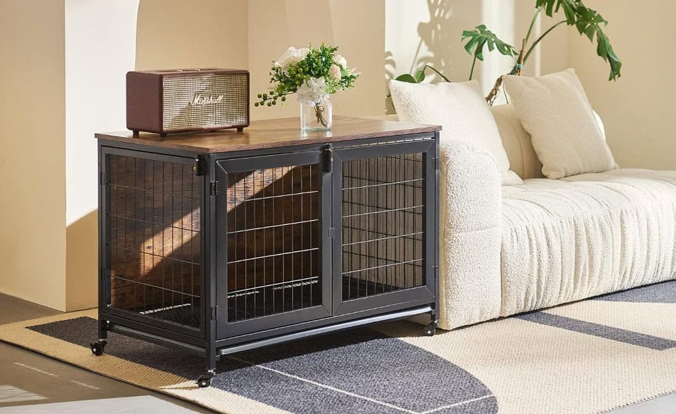 COZ 37" Wooden Dog Kennel with Wheels End Table 74.50 (Reg. 169.00