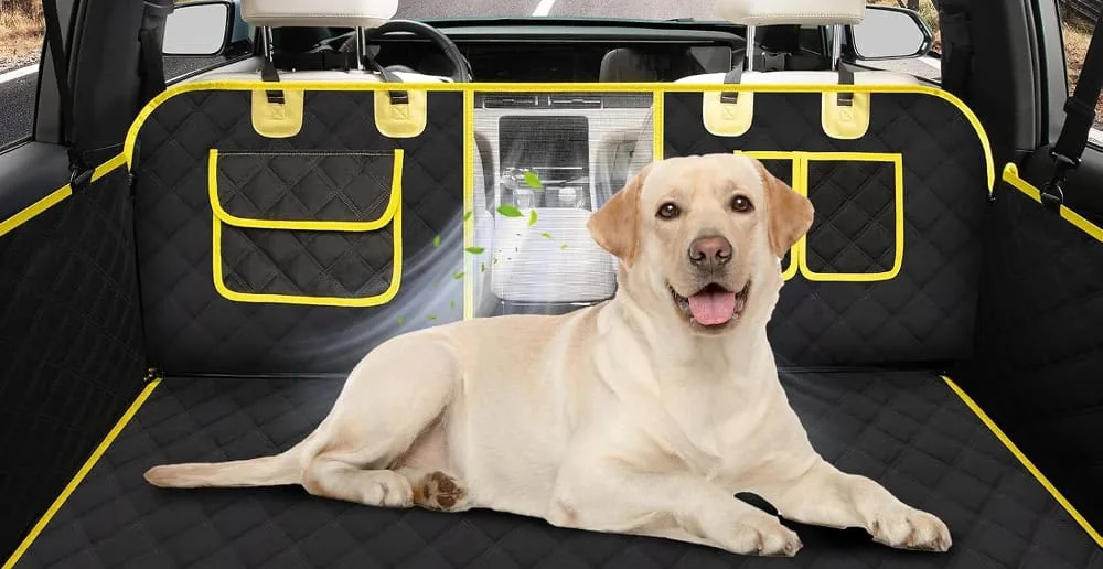 L'AGRATY Waterproof Back Seat Extender for Dogs with Side Flaps 44