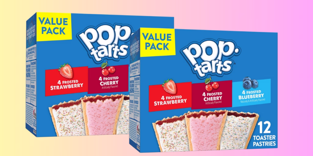 Pop-Tarts value pack with various fruit flavors.