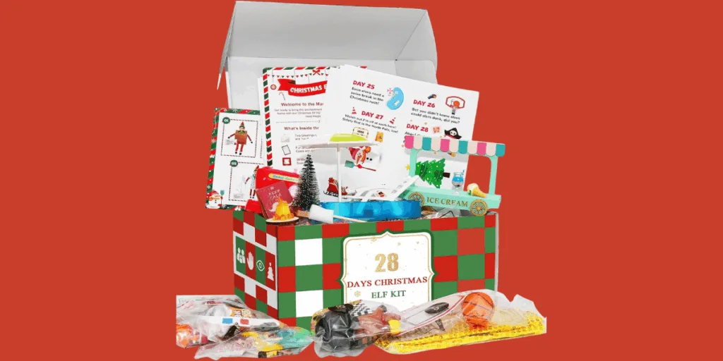 28-day Christmas elf kit with fun activities