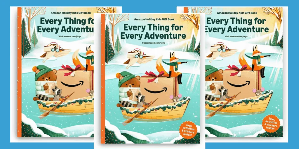 Amazon Holiday Kids Gift Book cover illustration