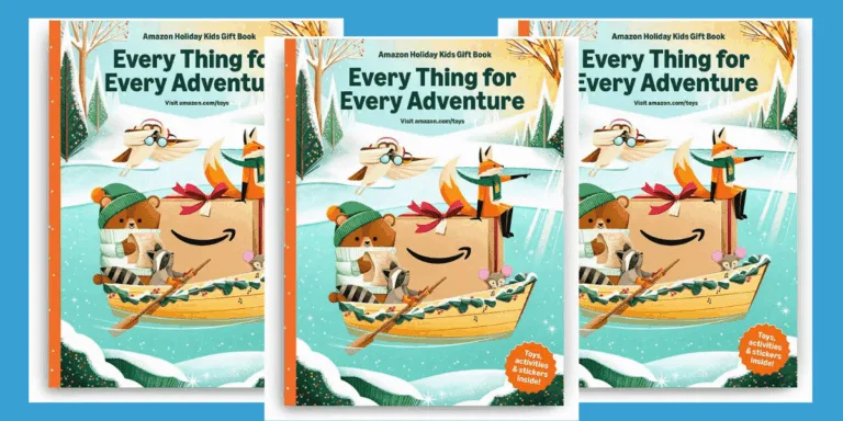 Amazon Holiday Kids Gift Book cover illustration