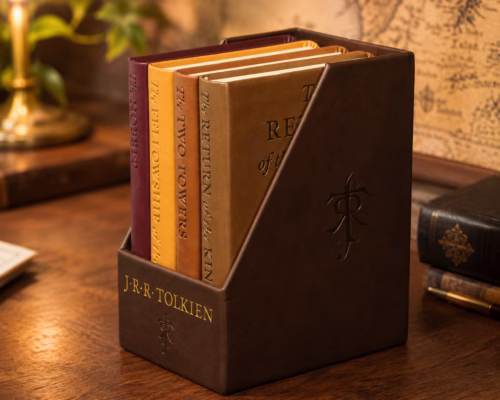 tolkien's timeless classics in warm light