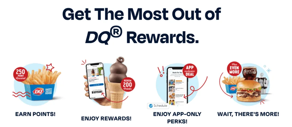 Maximize rewards with DQ points and perks.