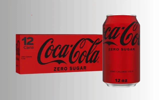 Coca-Cola Zero Sugar twelve-pack and can