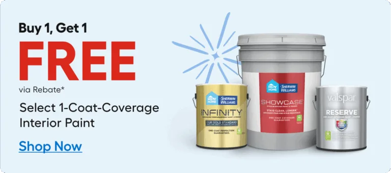 Buy 1 Get 1 Free Paint Offer