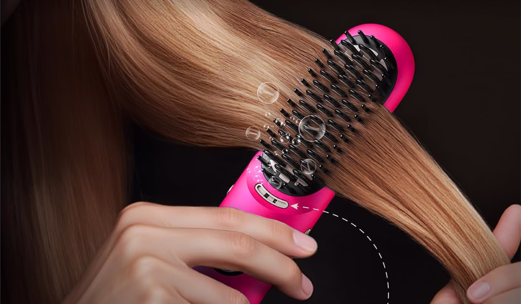 straightener brush fantiik solo