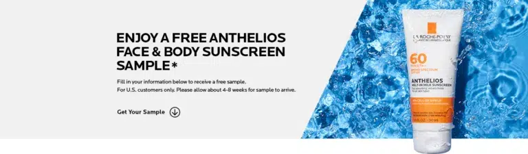 Free Anthelios sunscreen sample offer