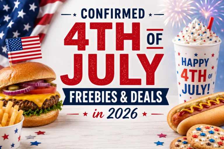 4th of july freebies deals for 2026
