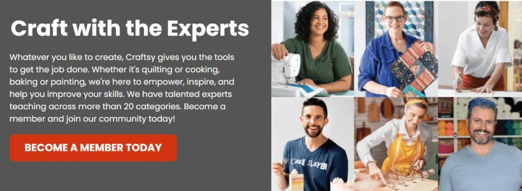 Join Craftsy for expert-led creative classes.