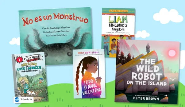 Collection of diverse children's book covers.