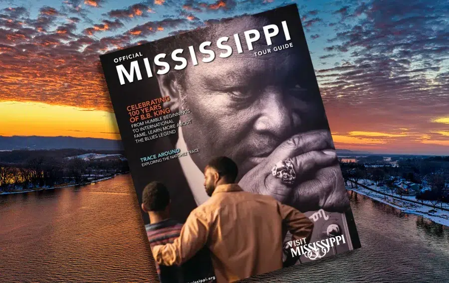 Mississippi tour guide; B.B. King tribute cover.