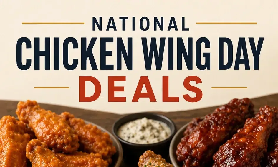 national chicken wing day deal