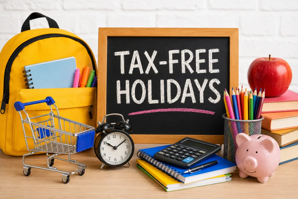 2026 tax free holidays