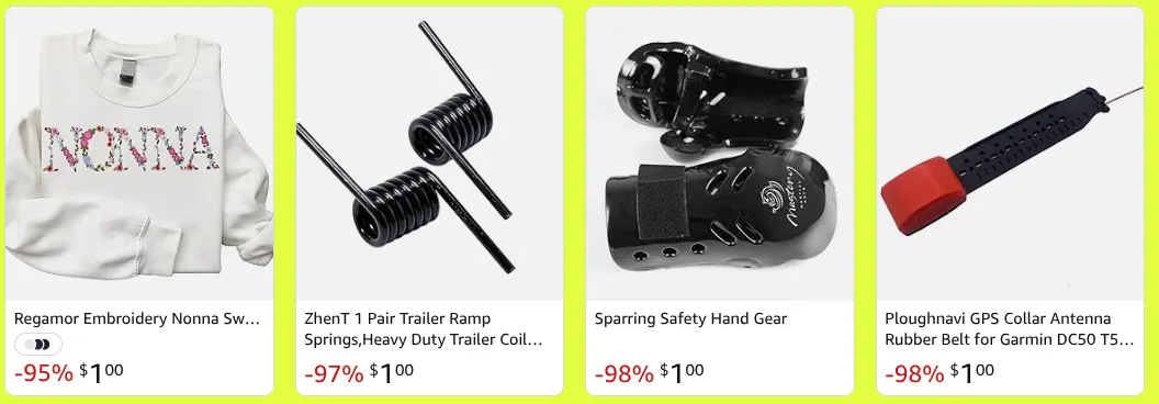 Discounted nonna sweatshirt, trailer springs, safety gear, antenna