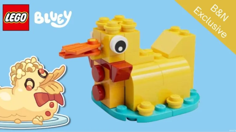 LEGO Bluey yellow duck toy, Barnes & Noble exclusive.