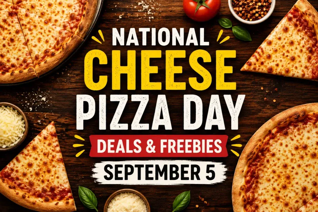 national cheese pizza day freebies 2026