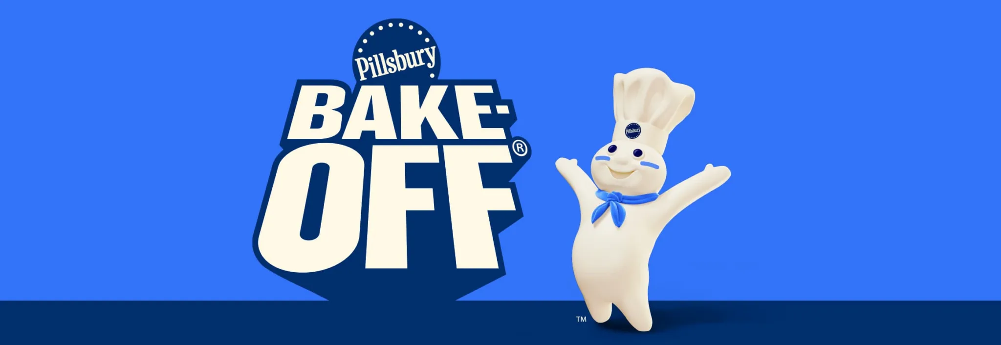 Pillsbury Bake-Off promotion with dough character