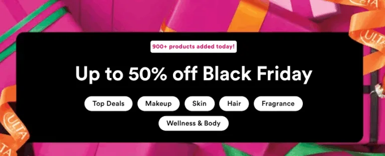 Black Friday sale: Up to 50% off.