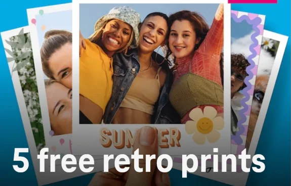 Offer: five free summer retro photo prints