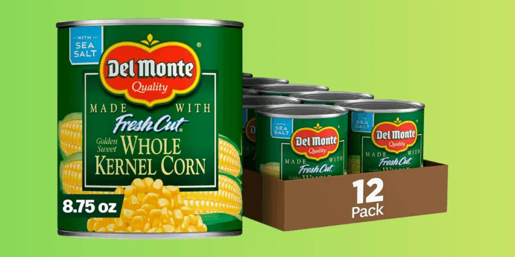 Del Monte whole kernel corn 12 pack