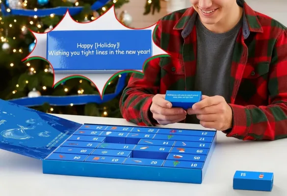 fishing lure advent calendar