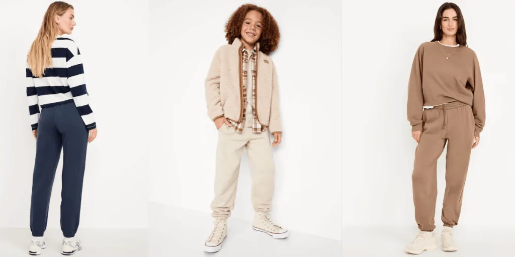 Models wearing fall casual outfits