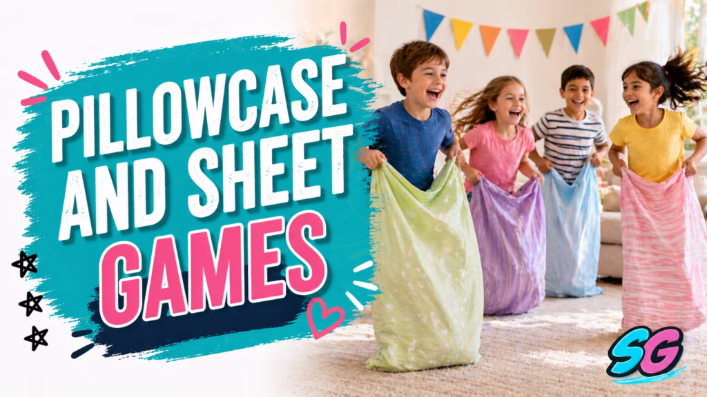 pillowcase and sheet games for kids