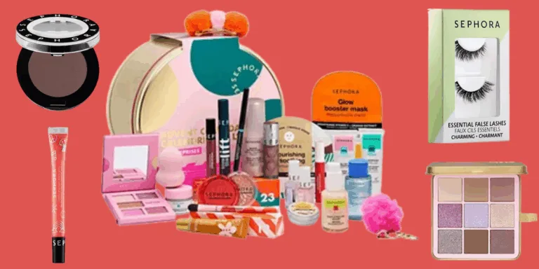 Sephora makeup collection with various beauty products.