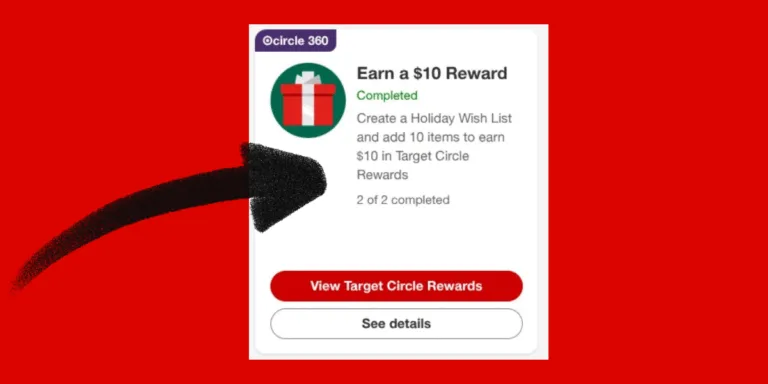 Earn $10 Target Circle reward with wish list.