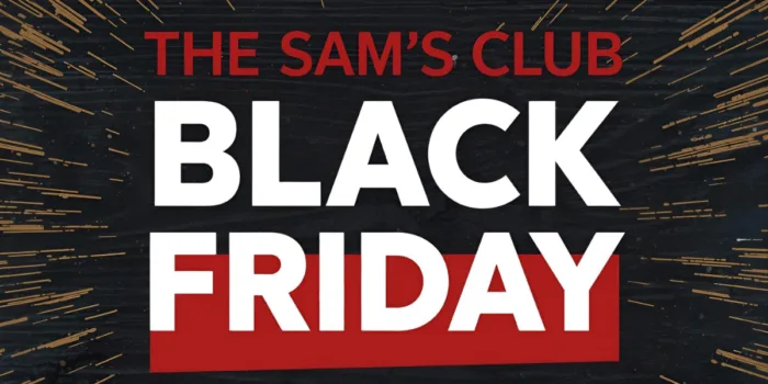 Sam's Club Black Friday event announcement