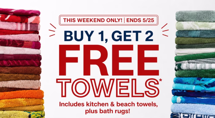 b1g2 towels jcp