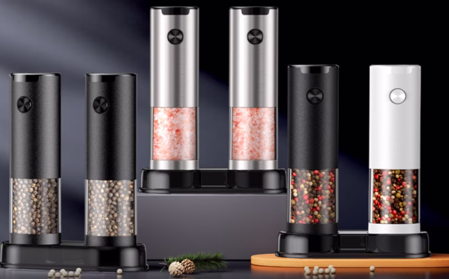 electric salt and pepper grinder sets