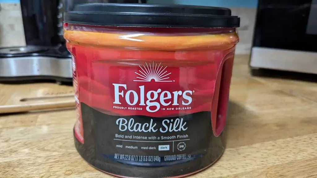 folgers coffee on counter