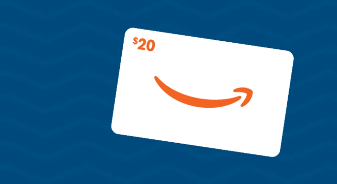 amazon 20 gift card donating blood