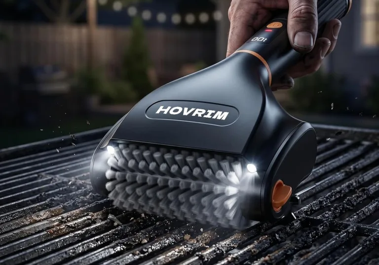 electric grill brush for outdoor grill