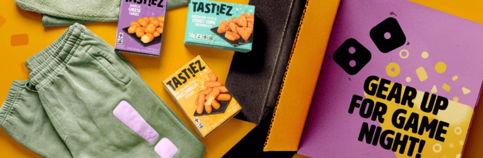 free tast!ez game night loungewear kit