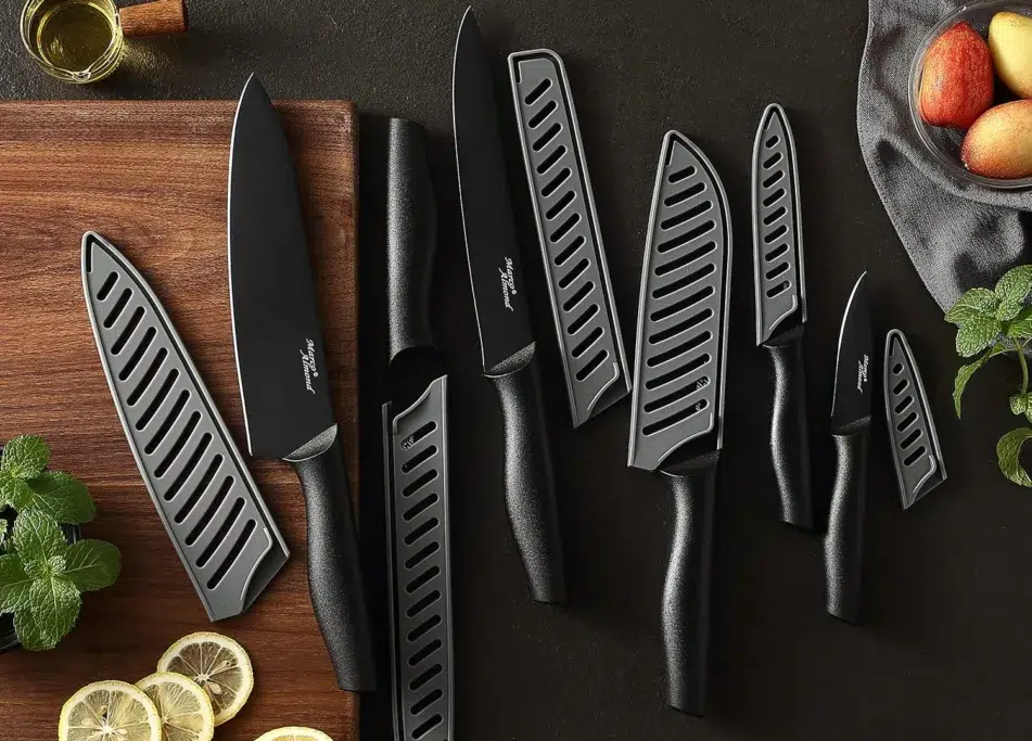 marco almond kitchen knife set