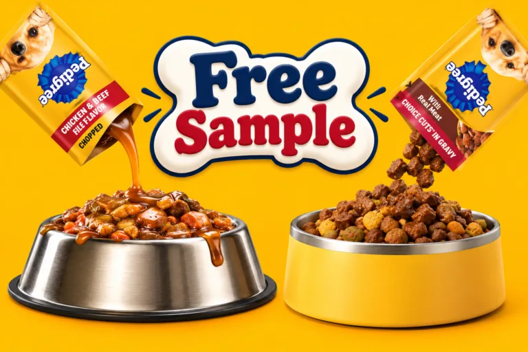 pedigree free sample feast
